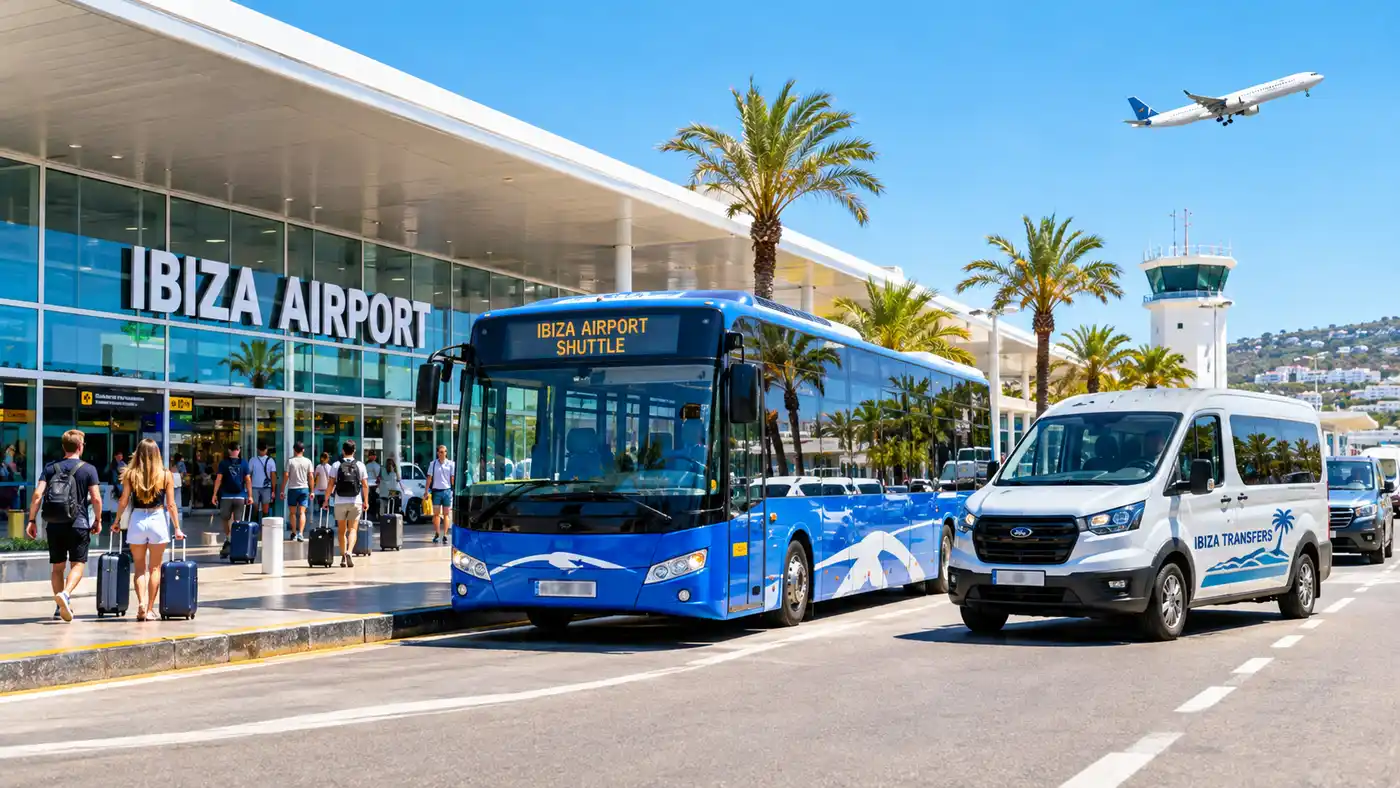 Guida agli autobus e navette dell'aeroporto di Ibiza: percorsi e tariffe
